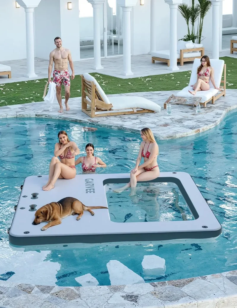 Plateforme Flottante Gonflable Multi-Personnes