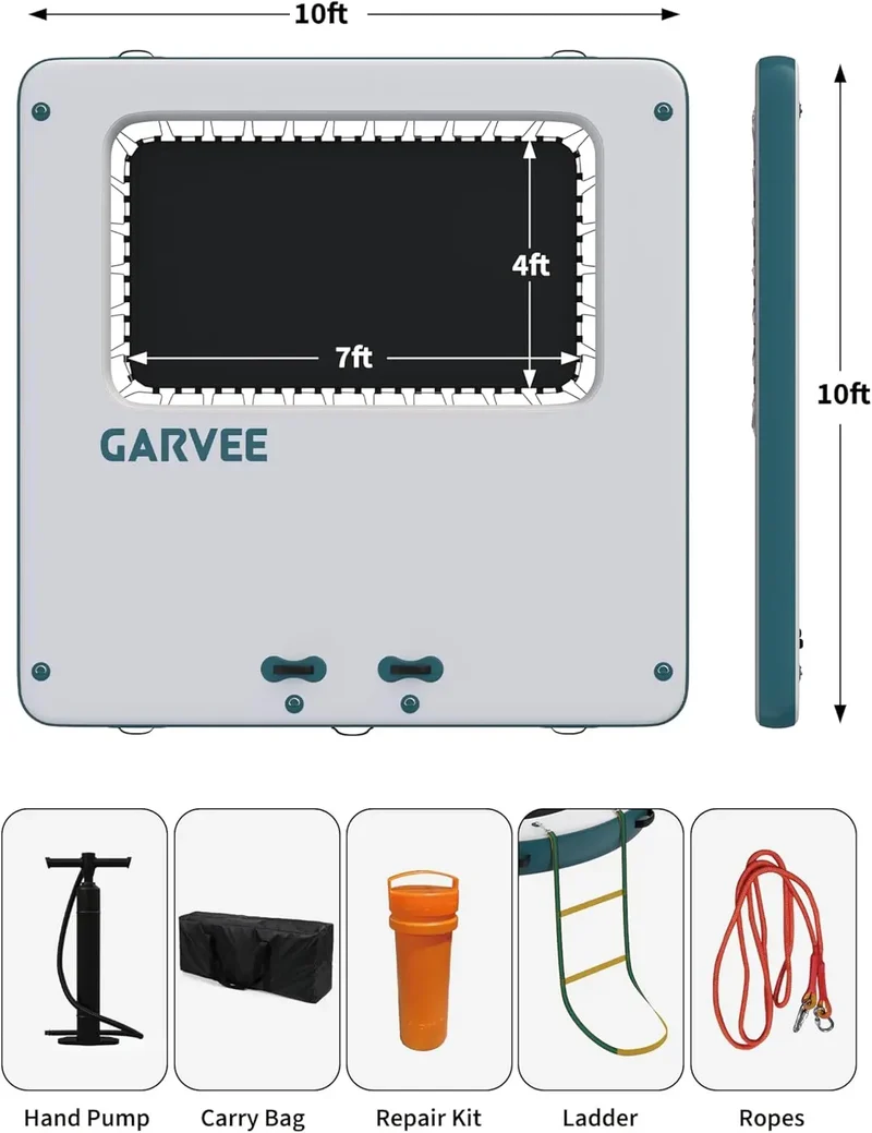 Plateforme Flottante Gonflable Multi-Personnes