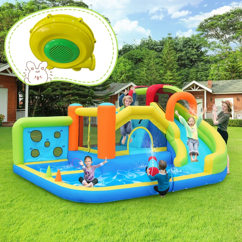 Maison Gonflable Trampoline Mur Escalade