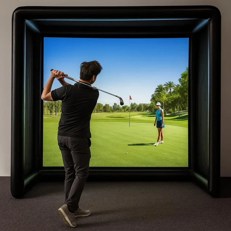 Golf Gonflable Tente Simulateur Portable