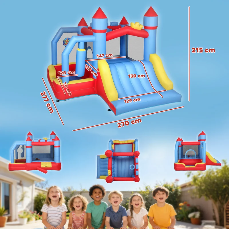 Château Gonflable Boxe et Panier Basket