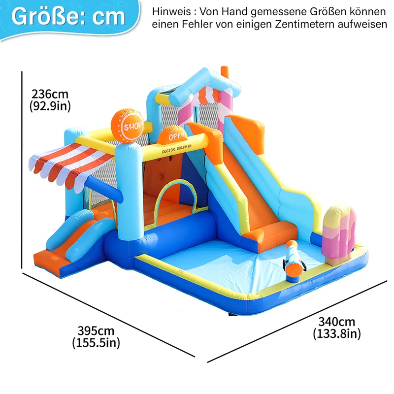 Château Gonflable Toboggan Aquatique Souffleur