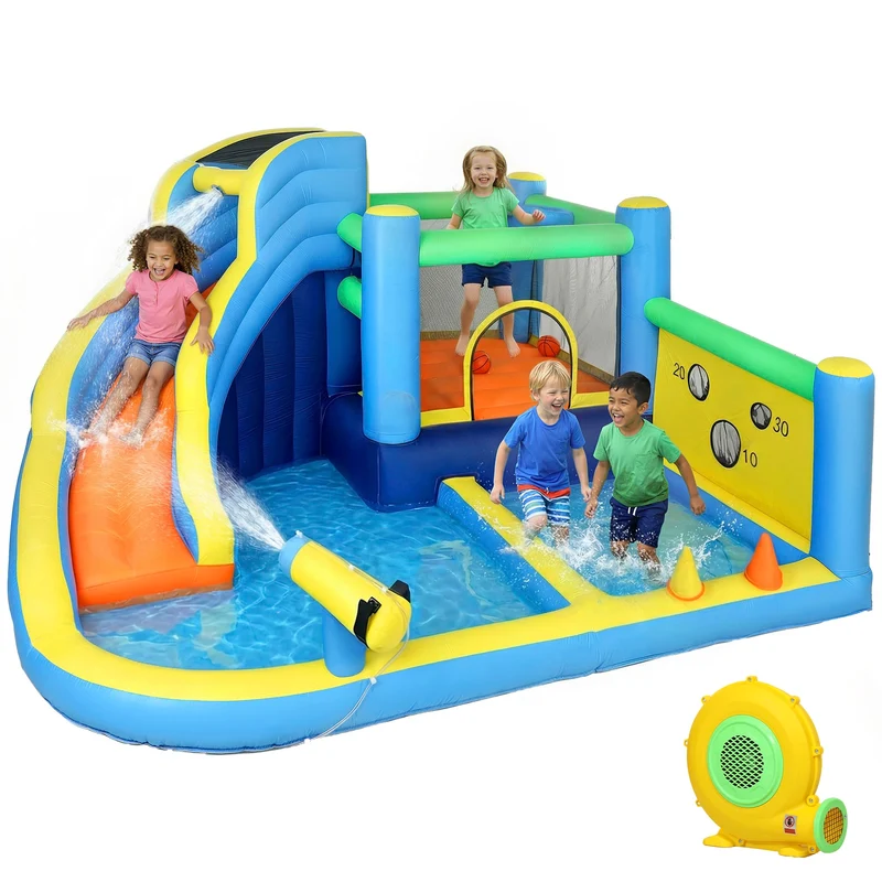 Château Gonflable Aquatique 8 en 1