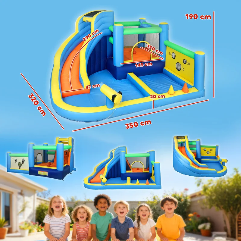 Château Gonflable Aquatique 8 en 1