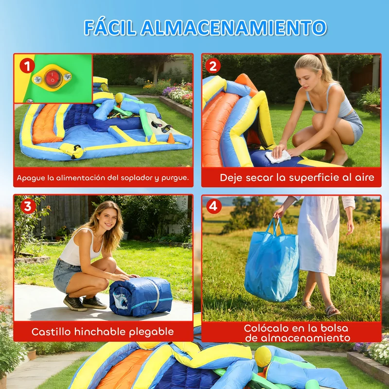 Château Gonflable Aquatique 8 en 1