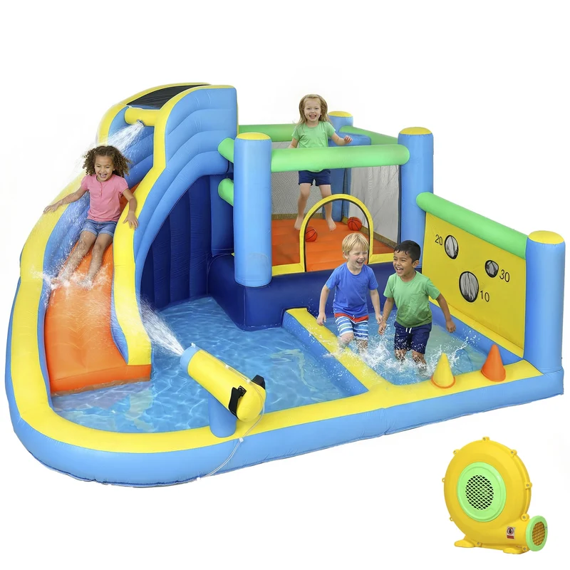 Château Gonflable Aquatique 8 en 1