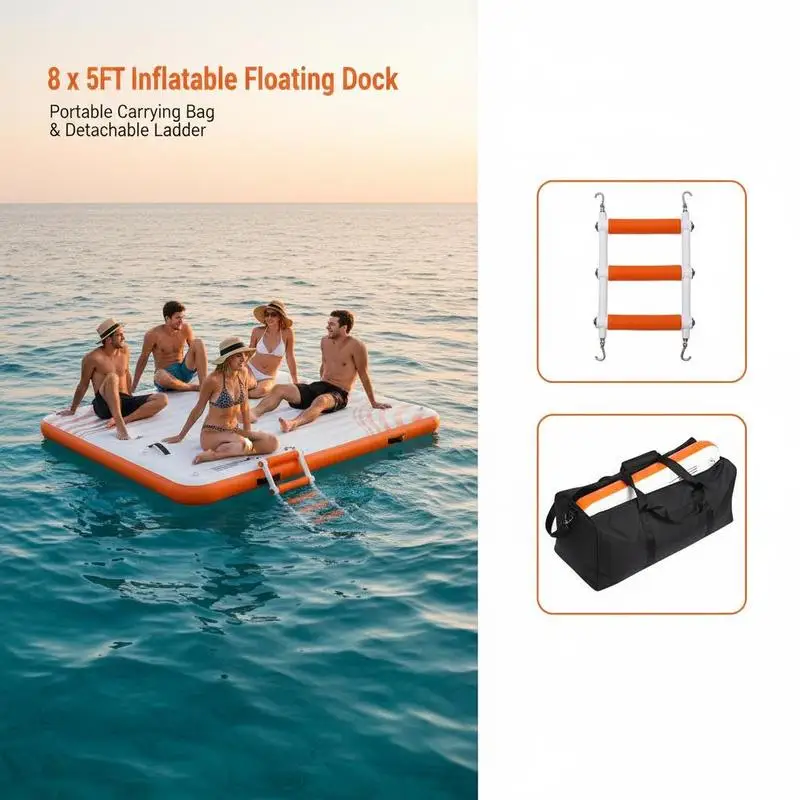 Plateforme Flottante Gonflable Quatre Marches