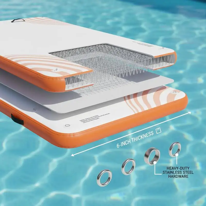 Plateforme Flottante Gonflable Quatre Marches