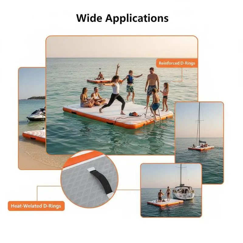 Plateforme Flottante Gonflable Quatre Marches