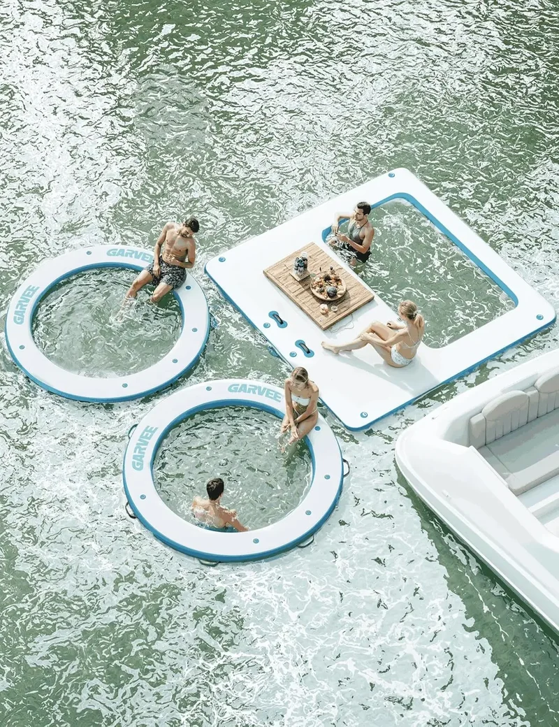 Plateforme Flottante Gonflable EVA Baignade