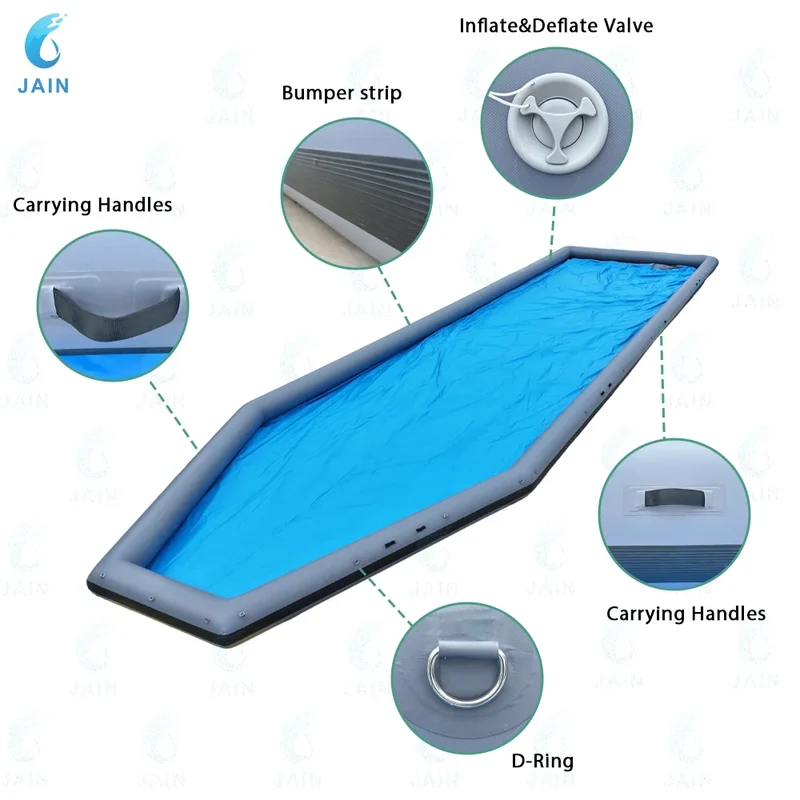 Plateforme Flottante Gonflable Anti-Corrosion