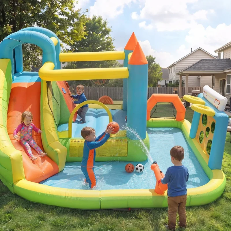 Aire de Jeux Gonflable Multisports