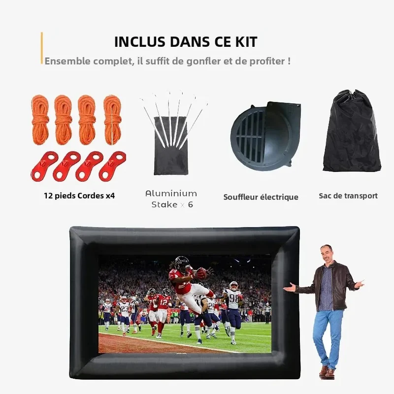 Écran Gonflable Souffleur Silencieux