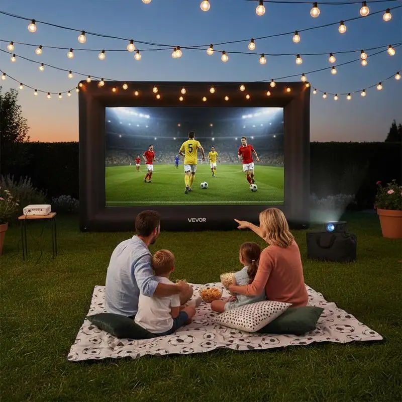 Écran Projection Gonflable 488 cm Jardin