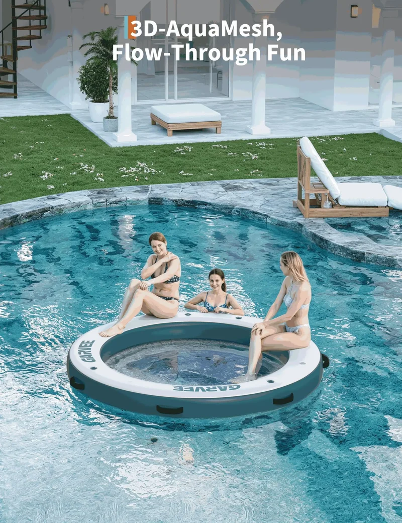 Plateforme Flottante Gonflable Hamac Trampoline