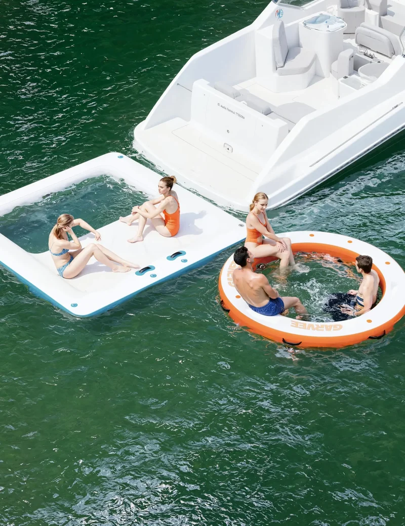 Plateforme Flottante Gonflable Hamac Trampoline