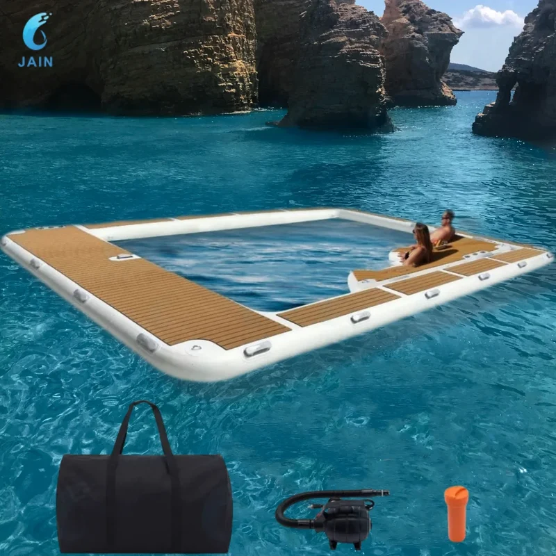 Plateforme Flottante Gonflable EVA Filet