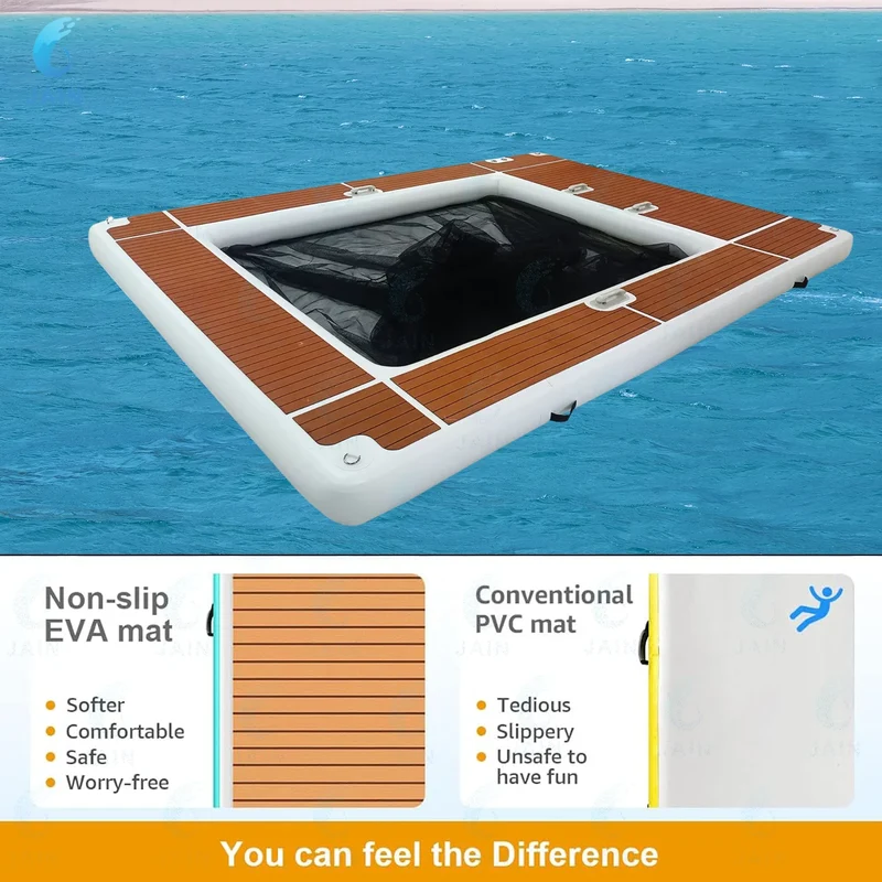 Plateforme Flottante Gonflable EVA Filet