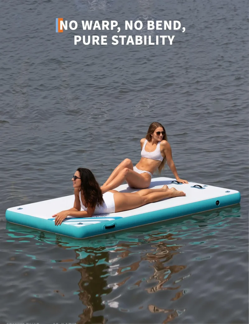 Plateforme Flottante Gonflable Antidérapante Compacte