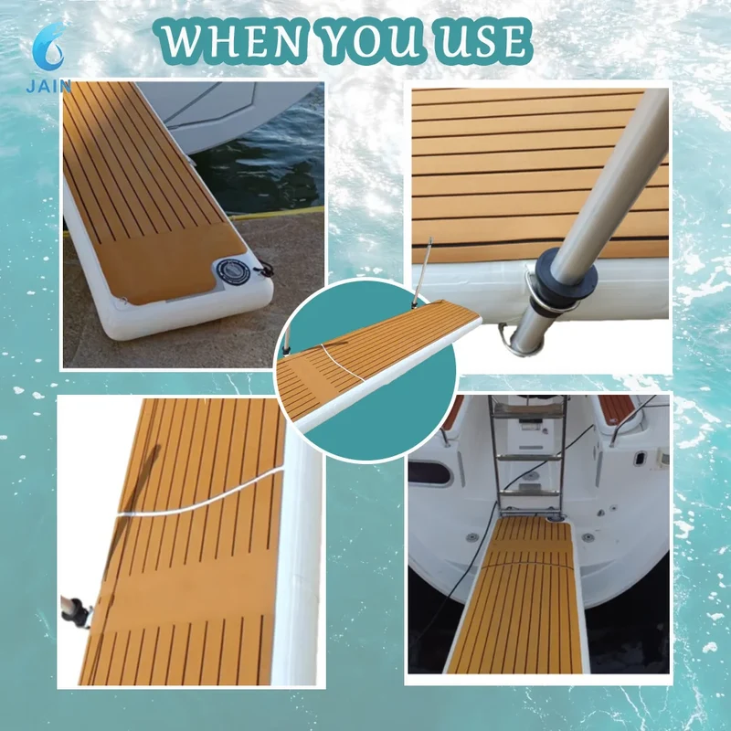 Plateforme Flottante Gonflable Passerelle Sac