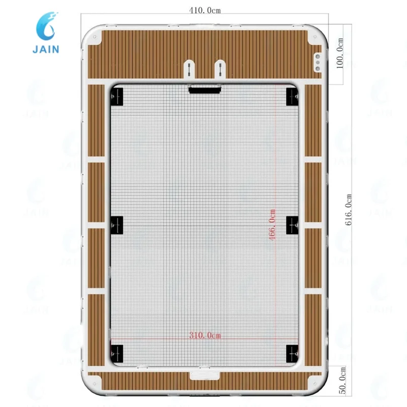 Plateforme Flottante Gonflable Quai 4m