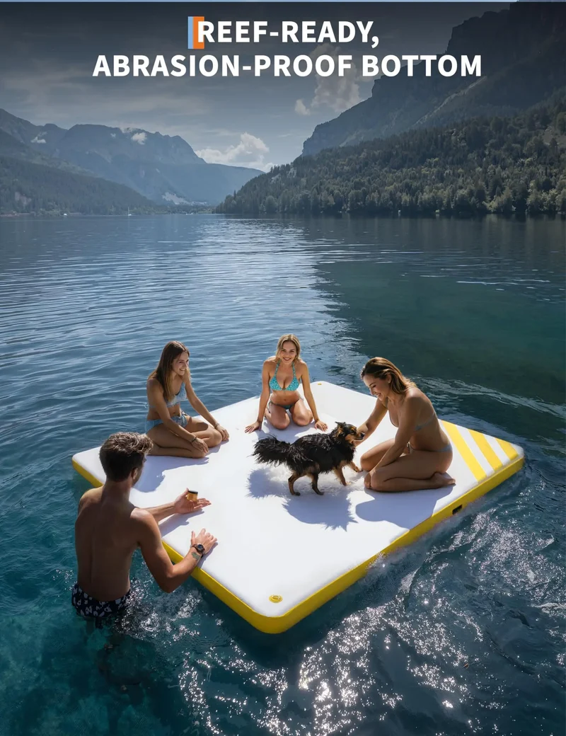 Plateforme Flottante Gonflable Lac 1,8m