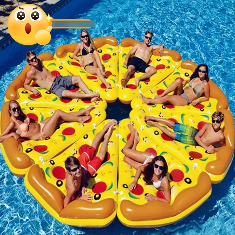 Bouée Gonflable Pizza Géante XL