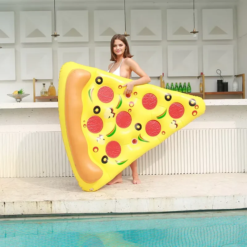Bouée Gonflable Pizza Géante XL