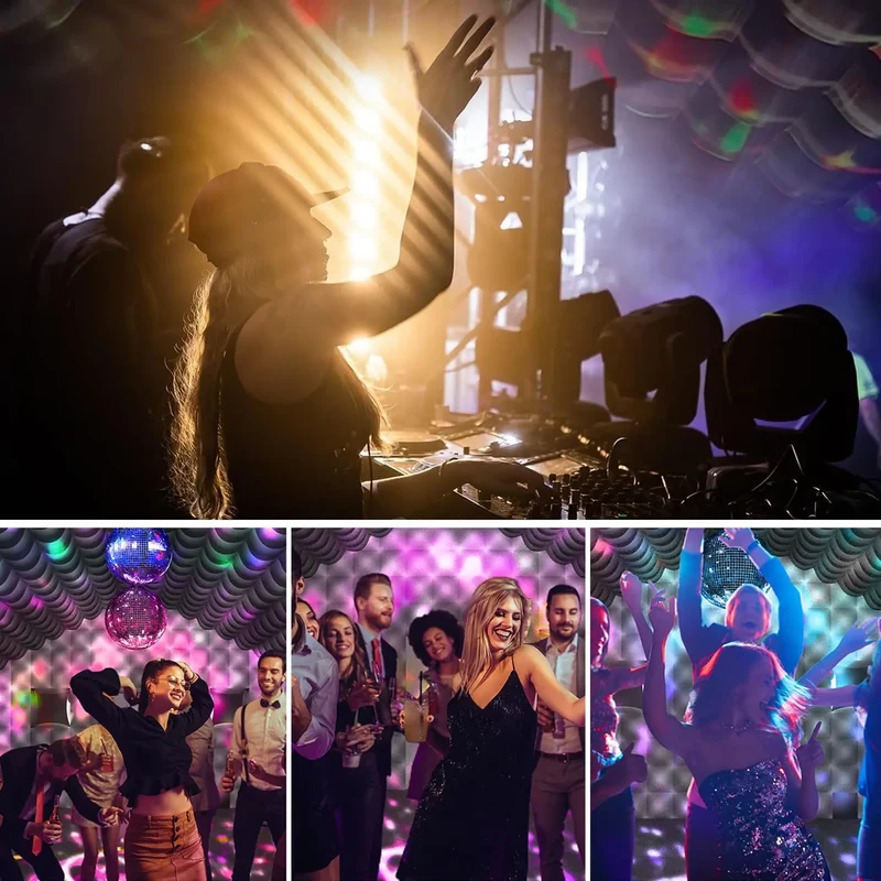 Discothèque Gonflable Noire 6 × 5 m