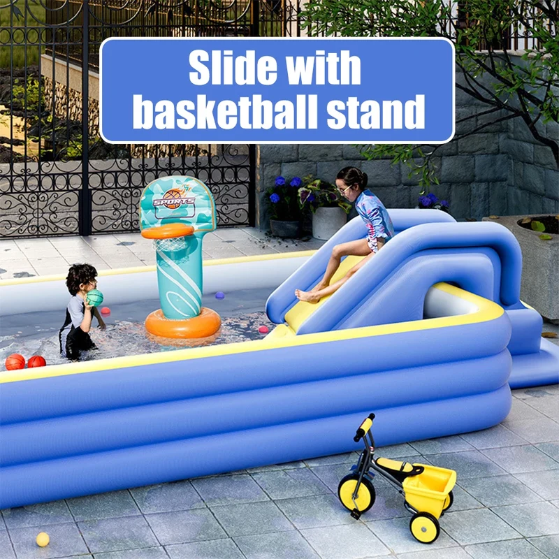 Toboggan Aquatique Gonflable Mur d'Escalade
