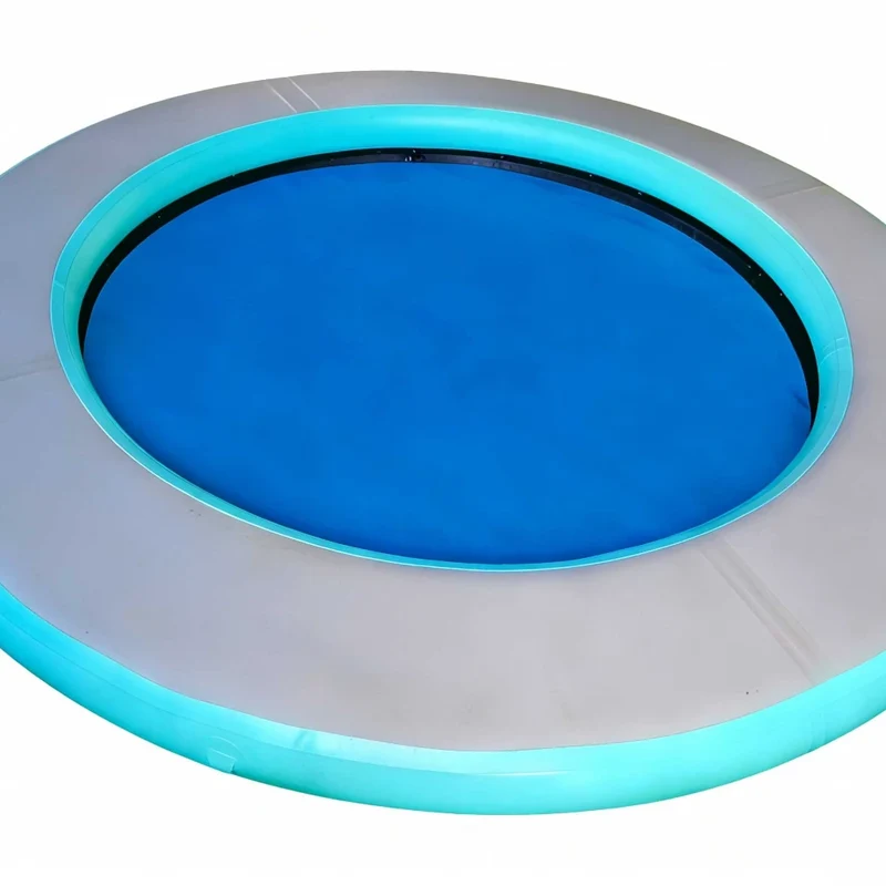 Plateforme Flottante Gonflable Ronde Mer Lac