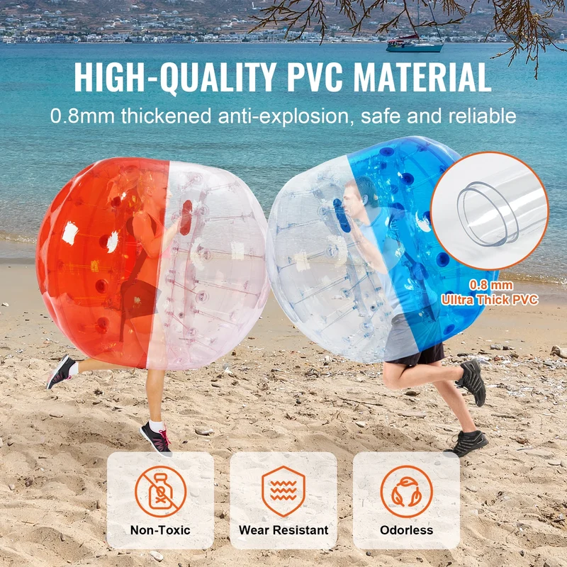 Zorb Ball Gonflable Bumper Ball Lot de 2