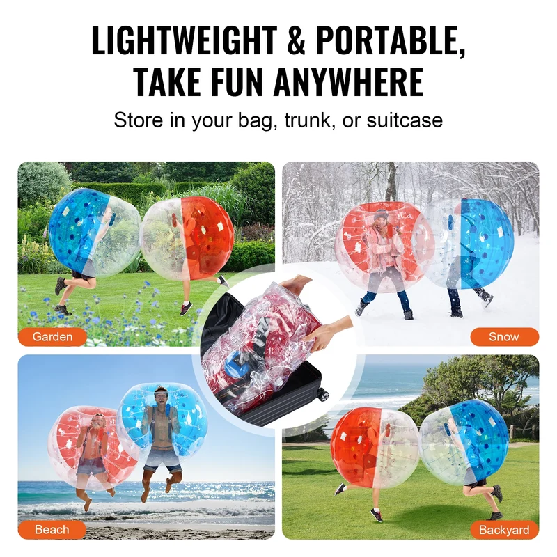 Zorb Ball Gonflable Bumper Ball Lot de 2