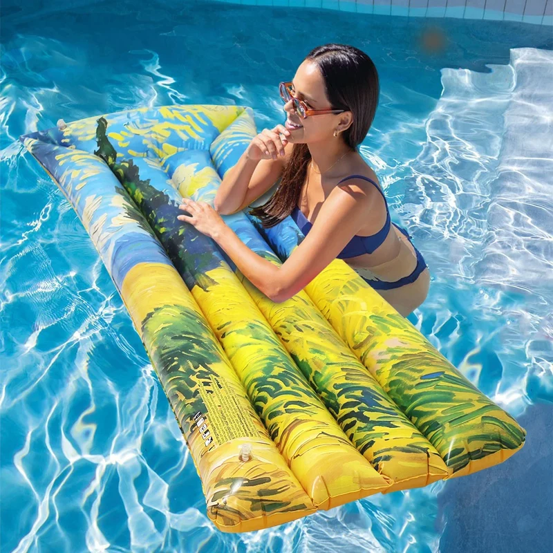 Bouée Gonflable Matelas Graffiti Épaissi