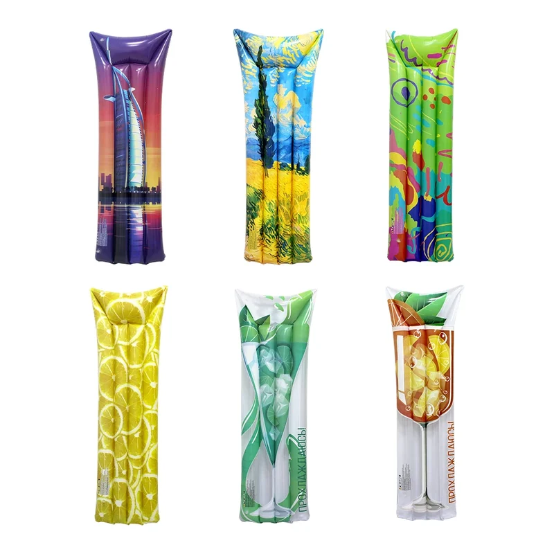 Bouée Gonflable Matelas Graffiti Épaissi