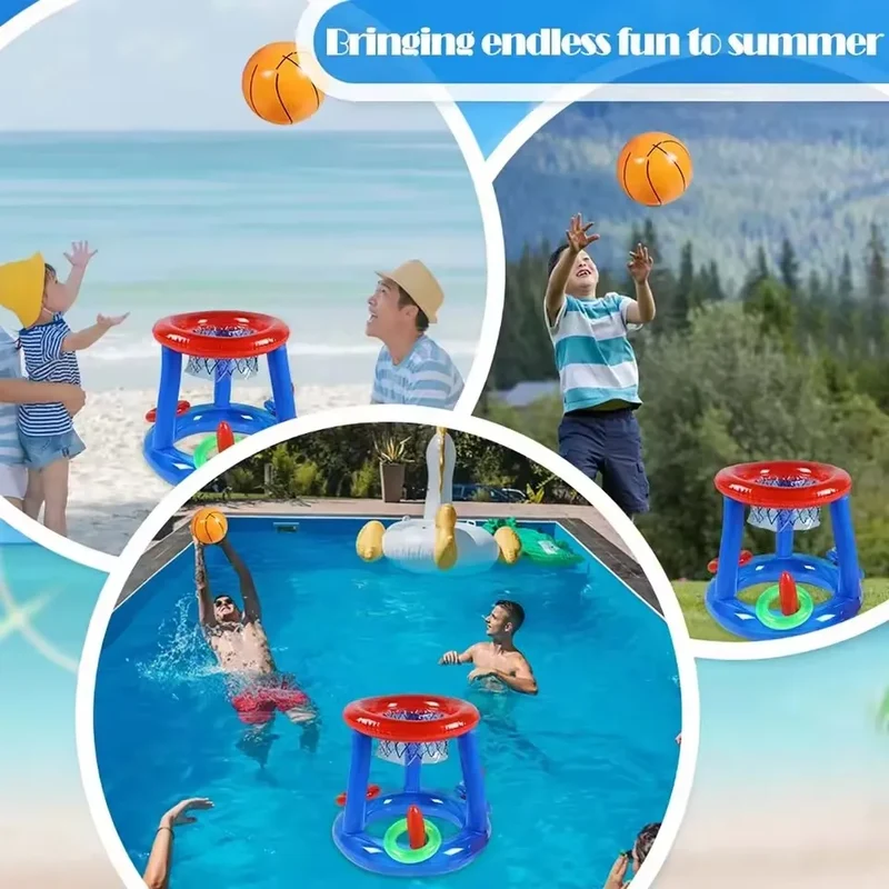 Panier de Basket Gonflable Flottant Ballons