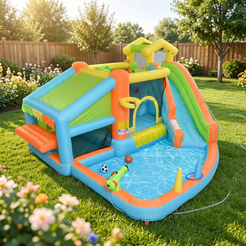 Château Gonflable Aquatique 360×350 cm