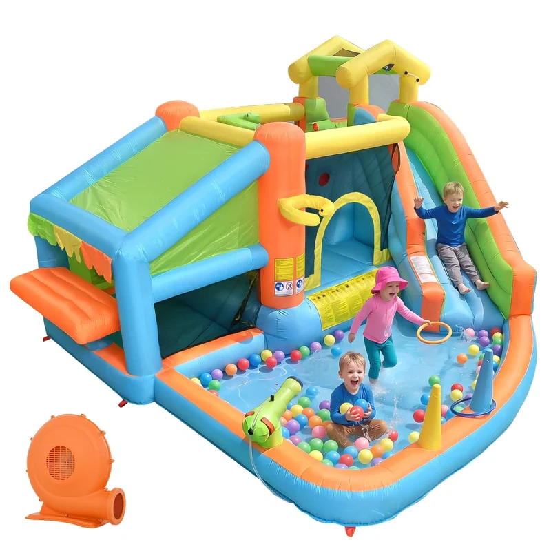 Château Gonflable Aquatique 360×350 cm