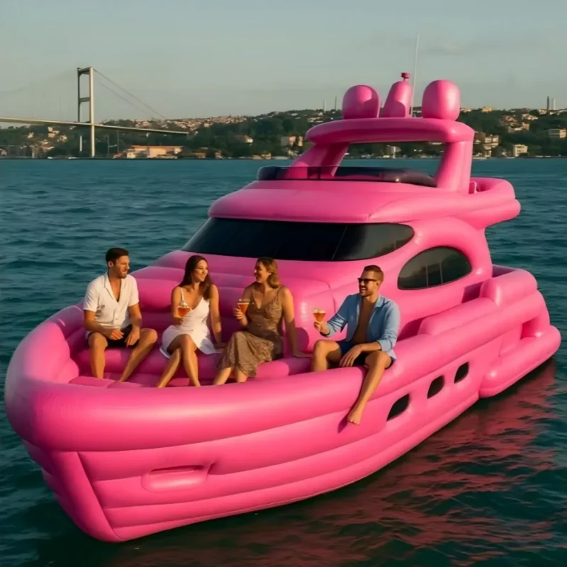 Bateau Gonflable Yacht Rose Grande Taille