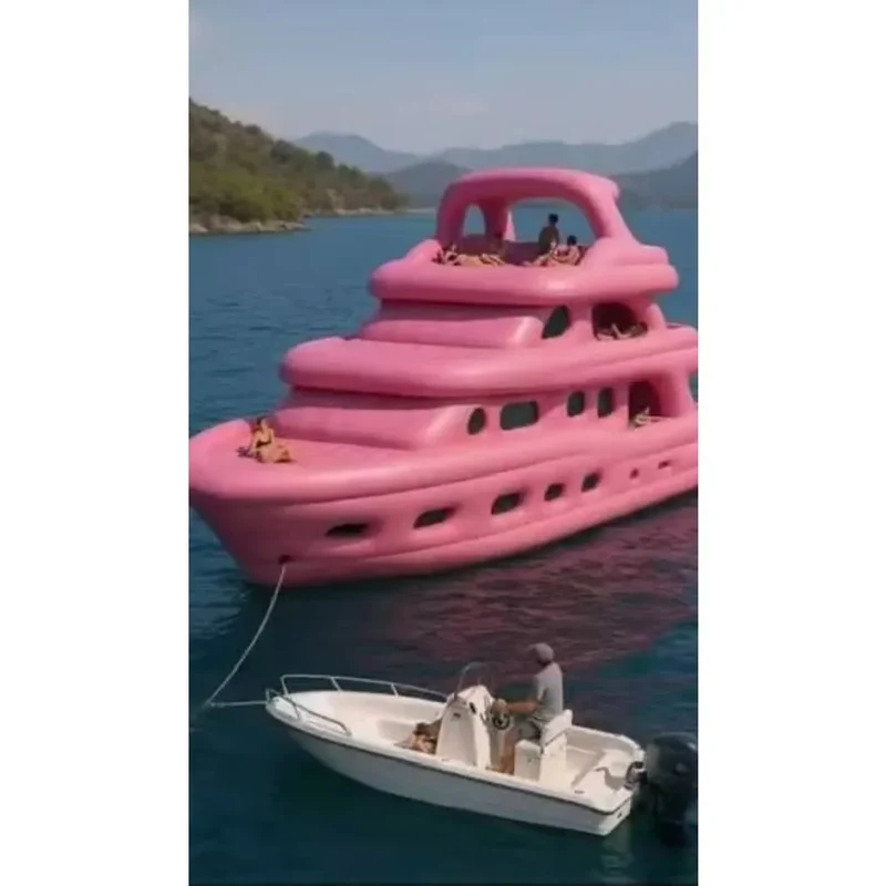 Bateau Gonflable Yacht Rose Grande Taille