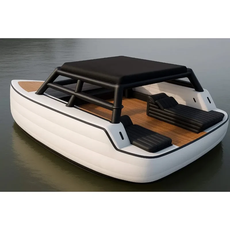 Bateau Gonflable Yacht Rose Grande Taille