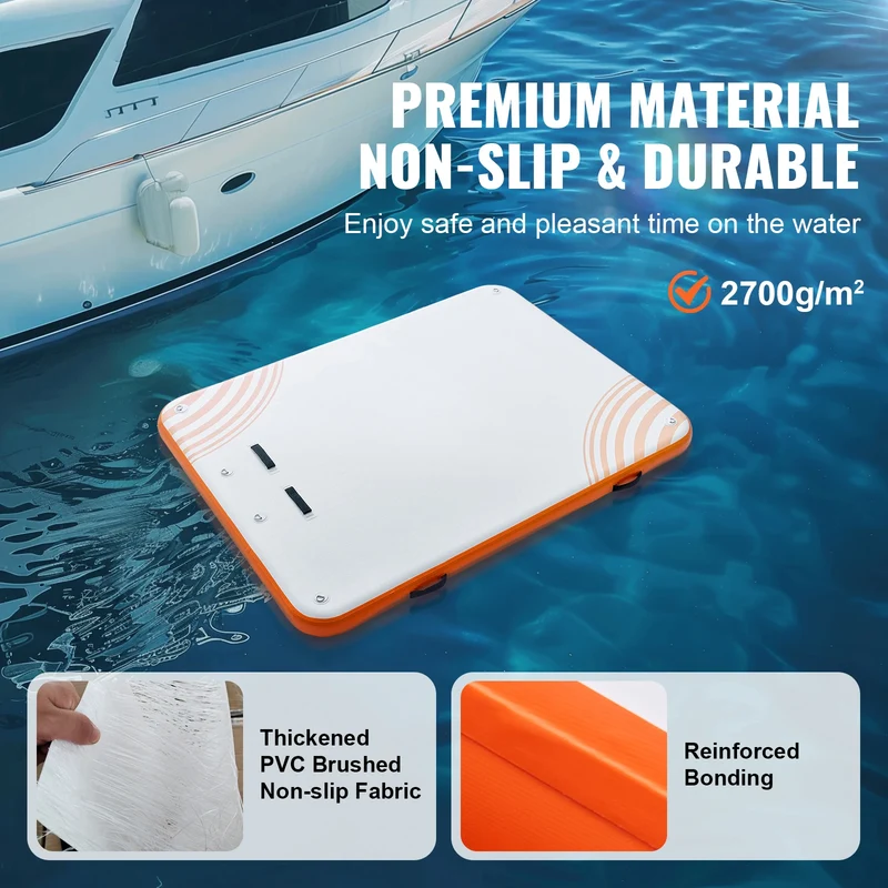 Plateforme Flottante Gonflable Antidérapante Échelle