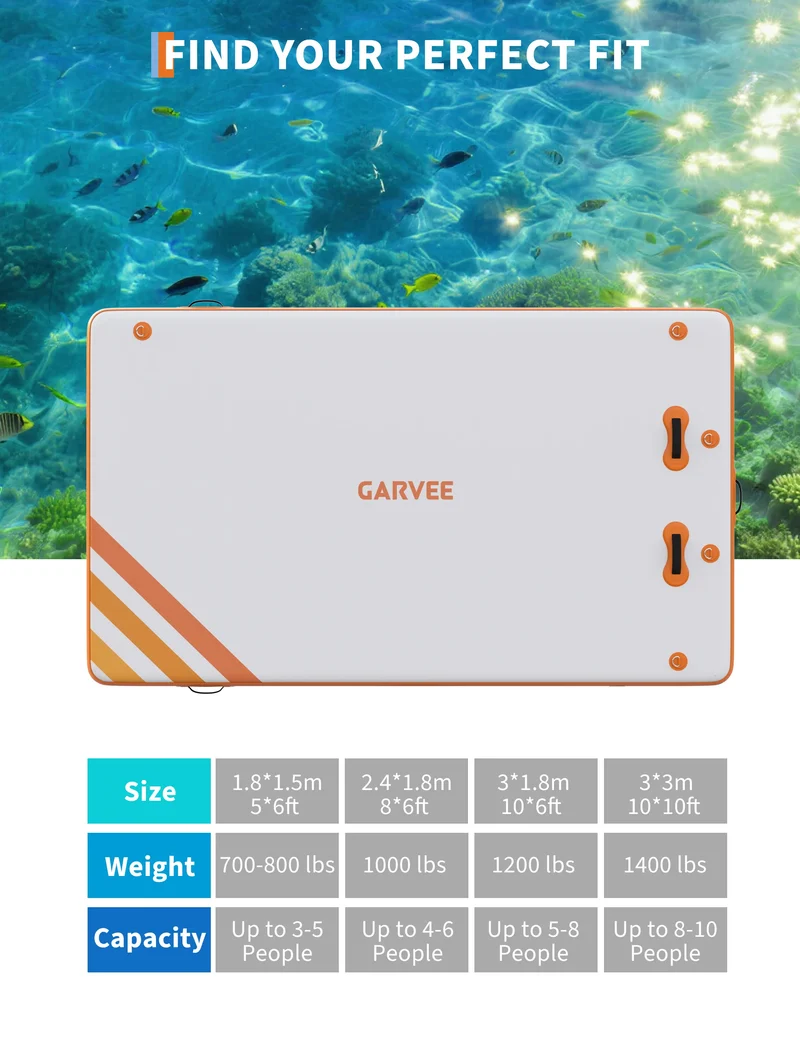 Plateforme Flottante Gonflable Connectables