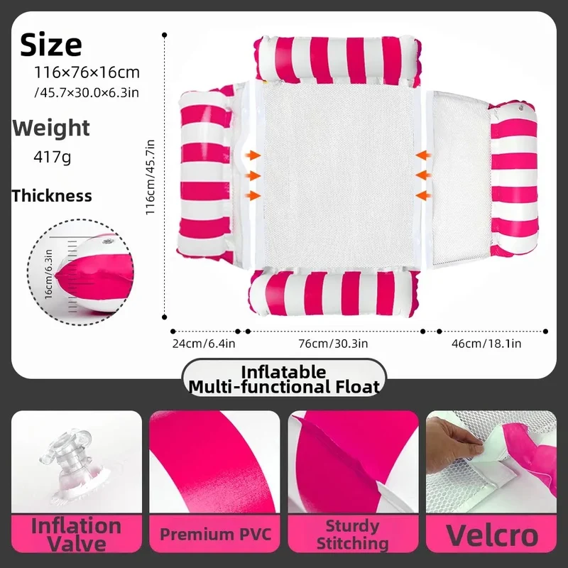 Canapé Gonflable Flottant Pliable 17 Couleurs