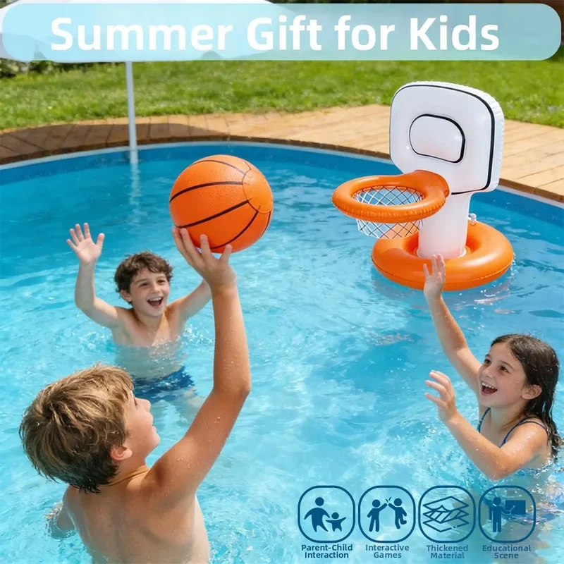 Panier de Basket Gonflable Piscine