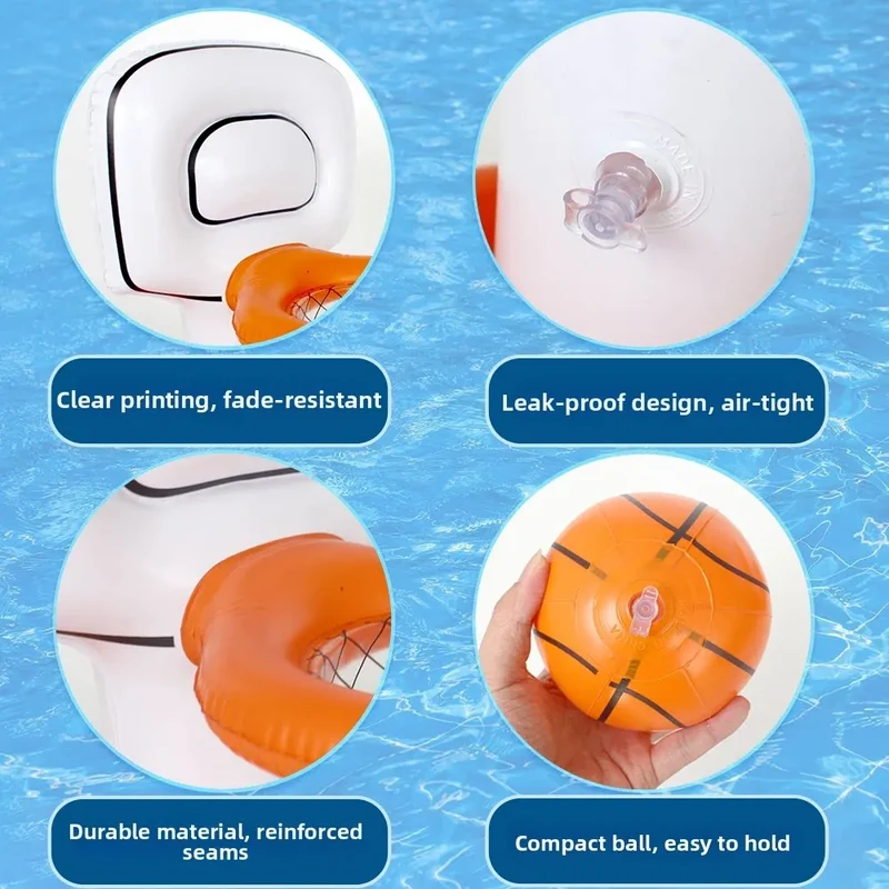 Panier de Basket Gonflable Piscine
