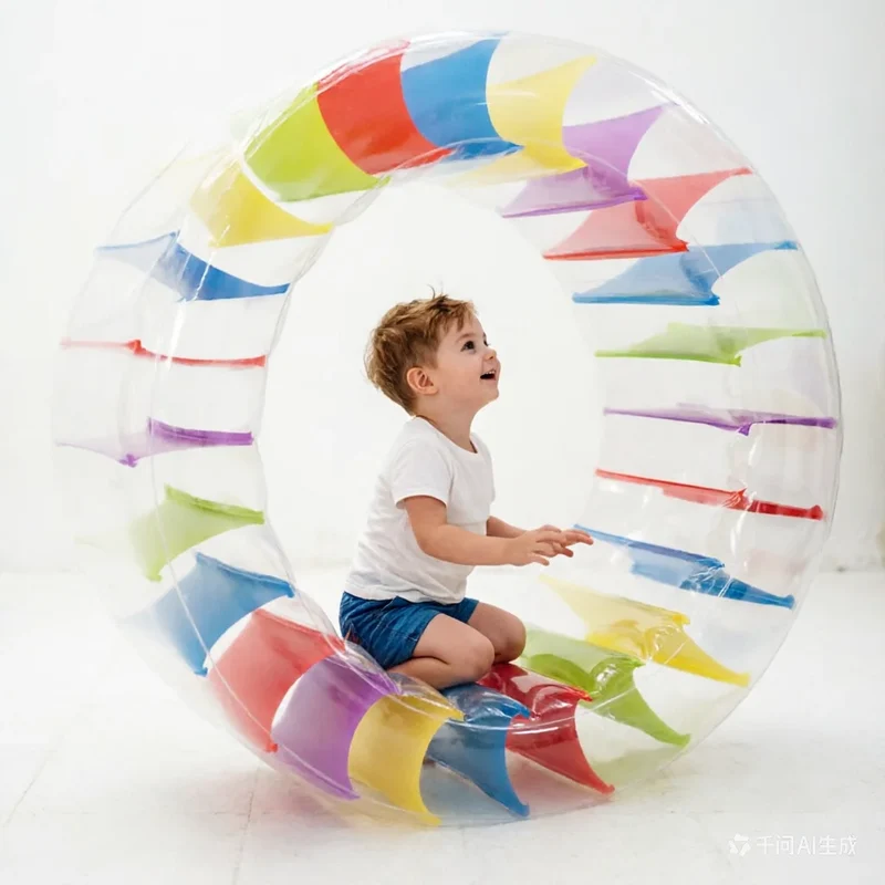 Water Roller Gonflable Arc-en-Ciel 160 cm
