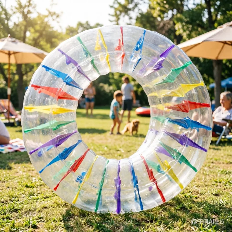 Water Roller Gonflable Arc-en-Ciel 160 cm