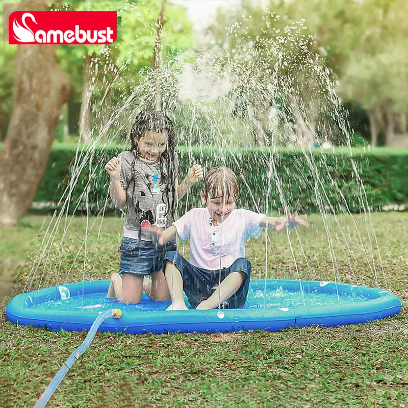 Aire de Jeux Gonflable Tapis Arroseur Jardin