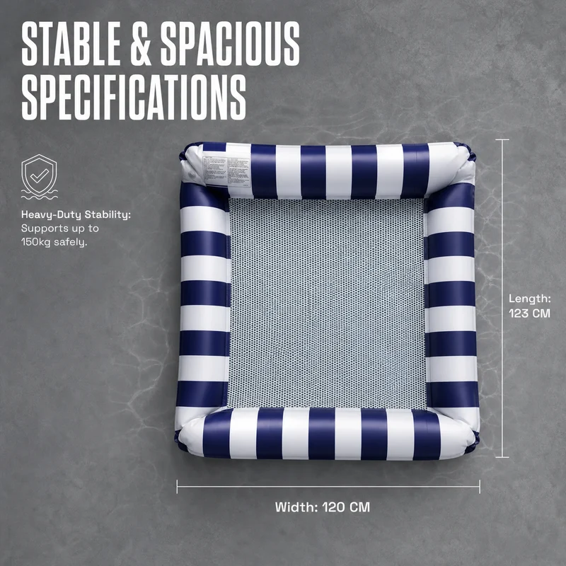 Bouée Gonflable Matelas 4 Tubes Mer